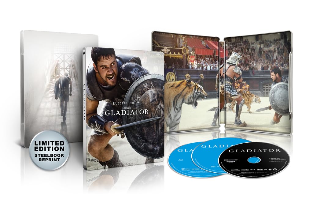 Gladiator Steelbook (4K, Blu-Ray)