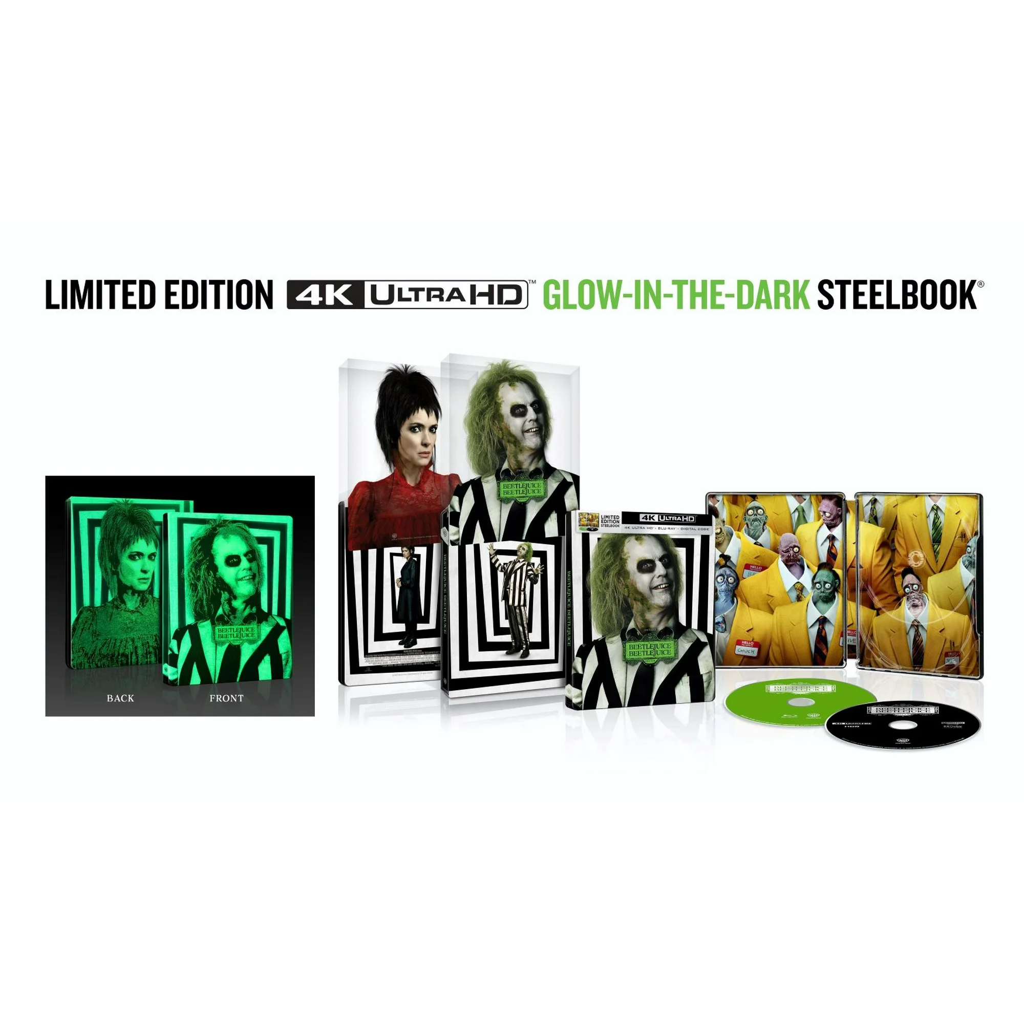 Beetlejuice Beetlejuice Steelbook (4K, Blu-ray)