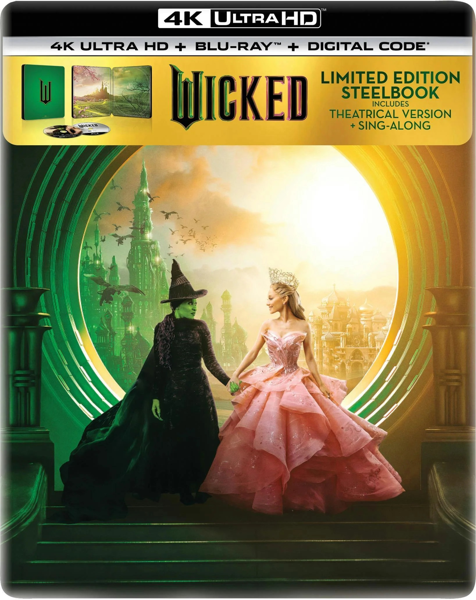Wicked Steelbook (4K, Blu-ray)
