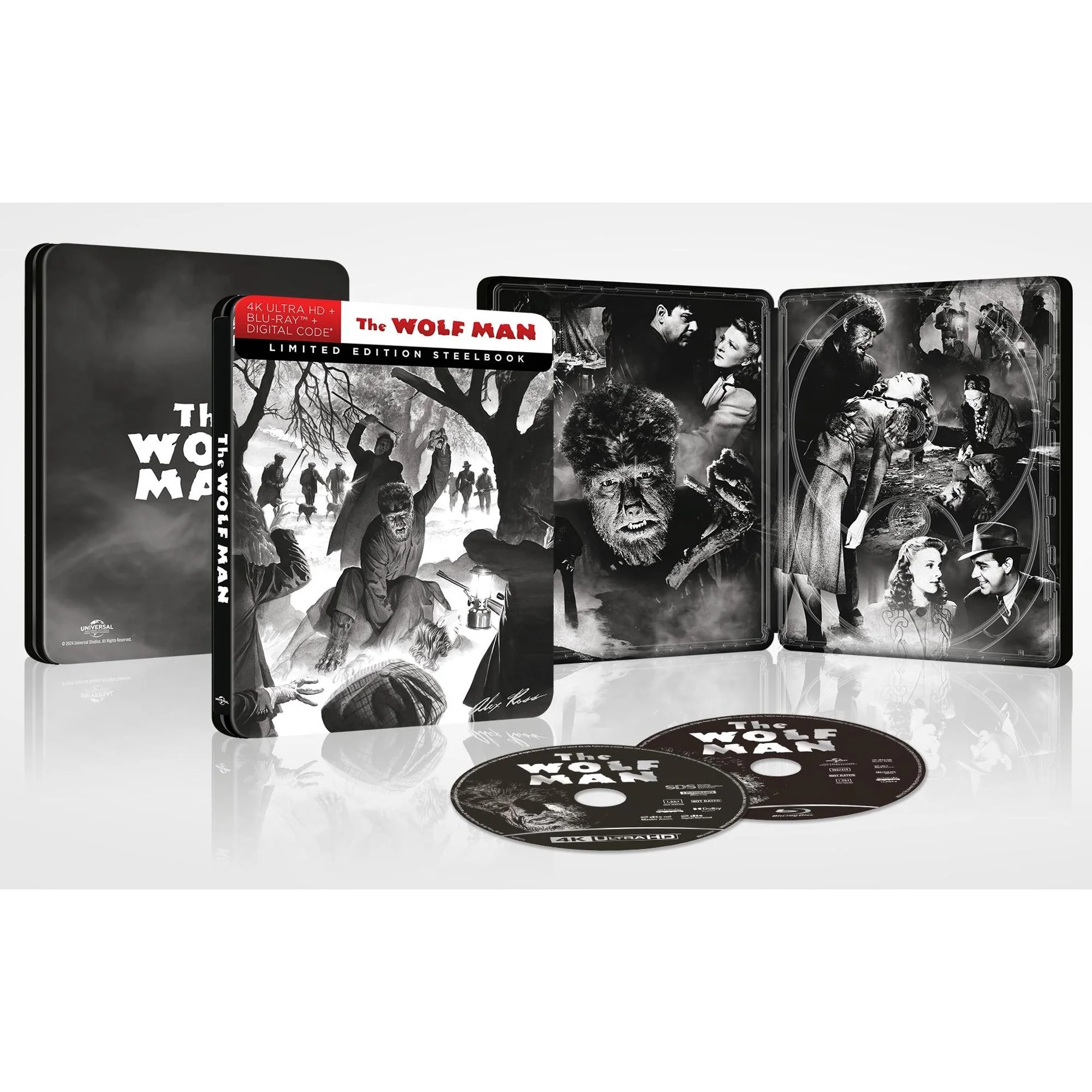 The Wolf Man Steelbook (4k, Blu-ray)