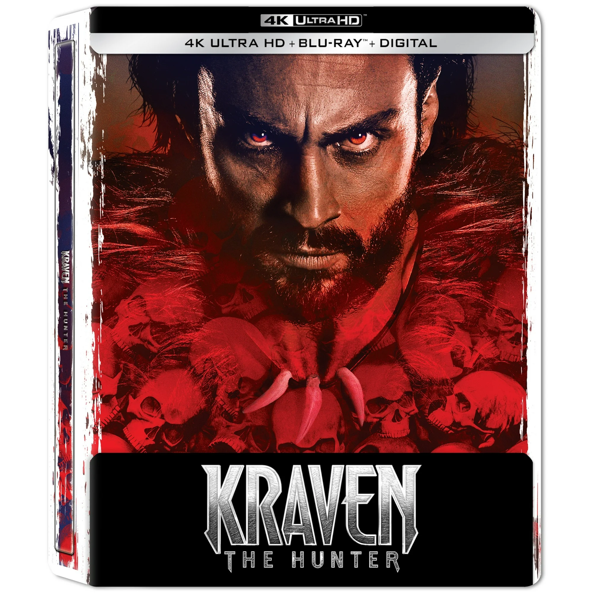 Kraven the Hunter Steelbook (4k, Blu-ray)