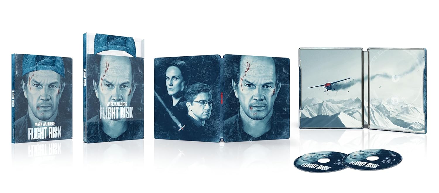 Flight Risk Steelbook (4k, Blu-ray)