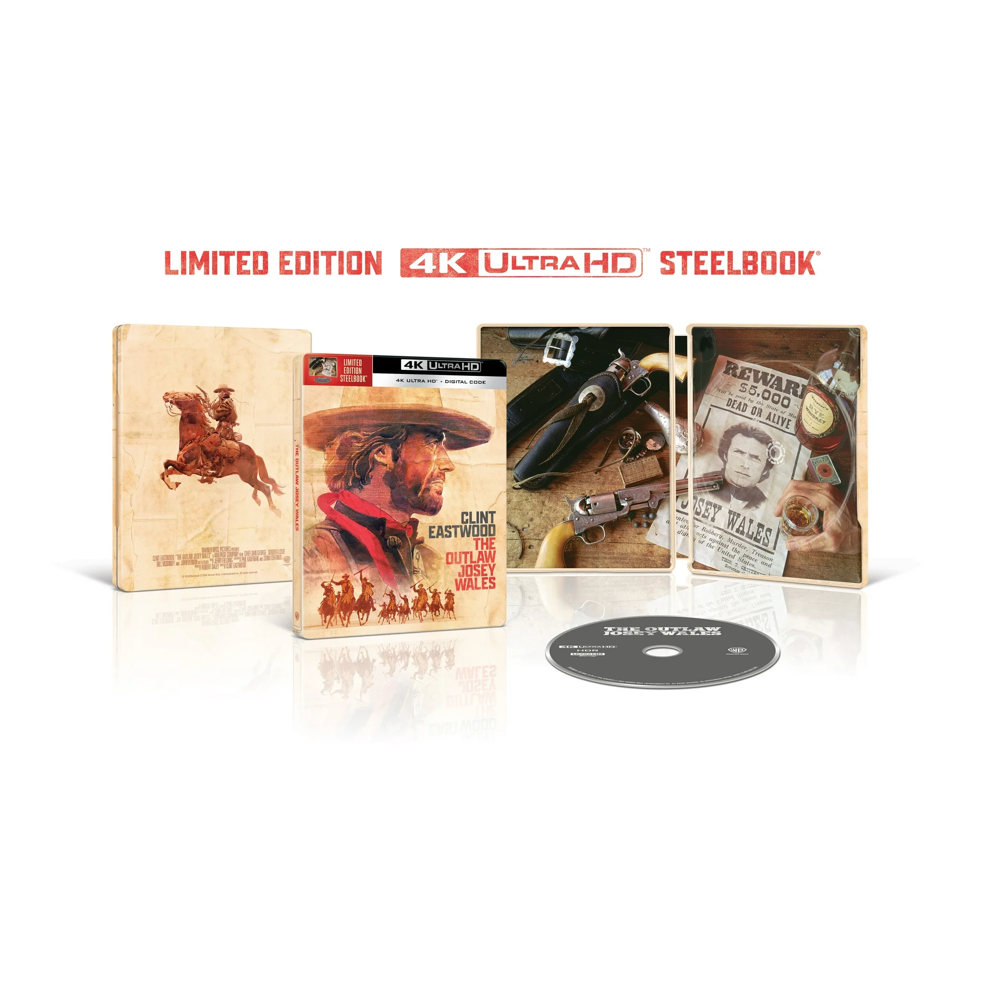 Outlaw Josey Wales Steelbook (4k Ultra HD)