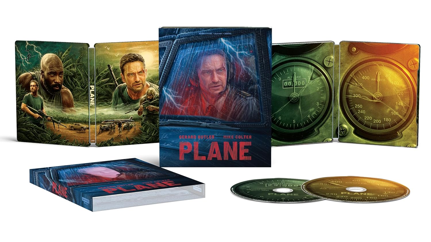 Plane Steelbook (4k, Blu-ray)
