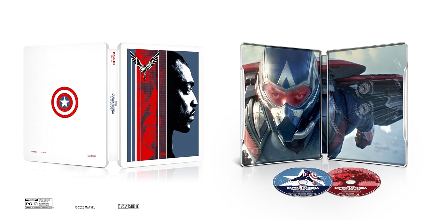 Captain America: Brave New World Steelbook (4k, Blu-ray)