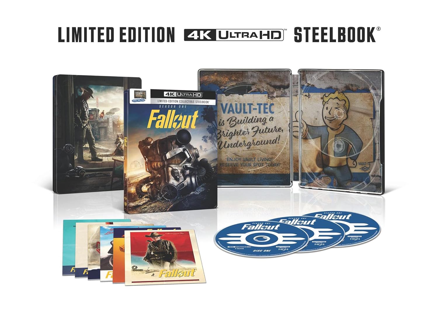 Fallout: Season One Steelbook (4k, Blu-ray)