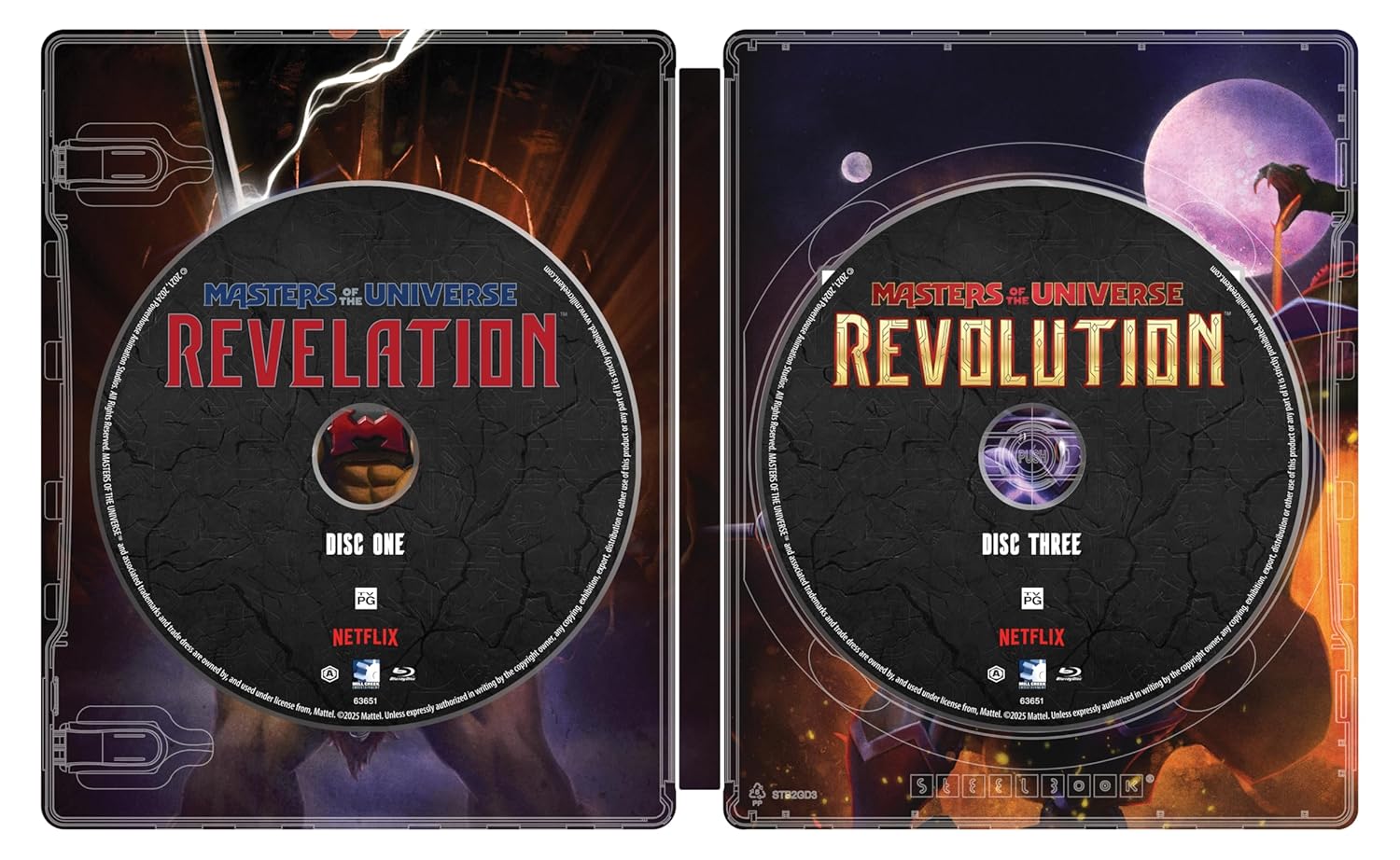 Masters of the Universe: Revelation/Revolution Steelbook (4k, Blu-ray)