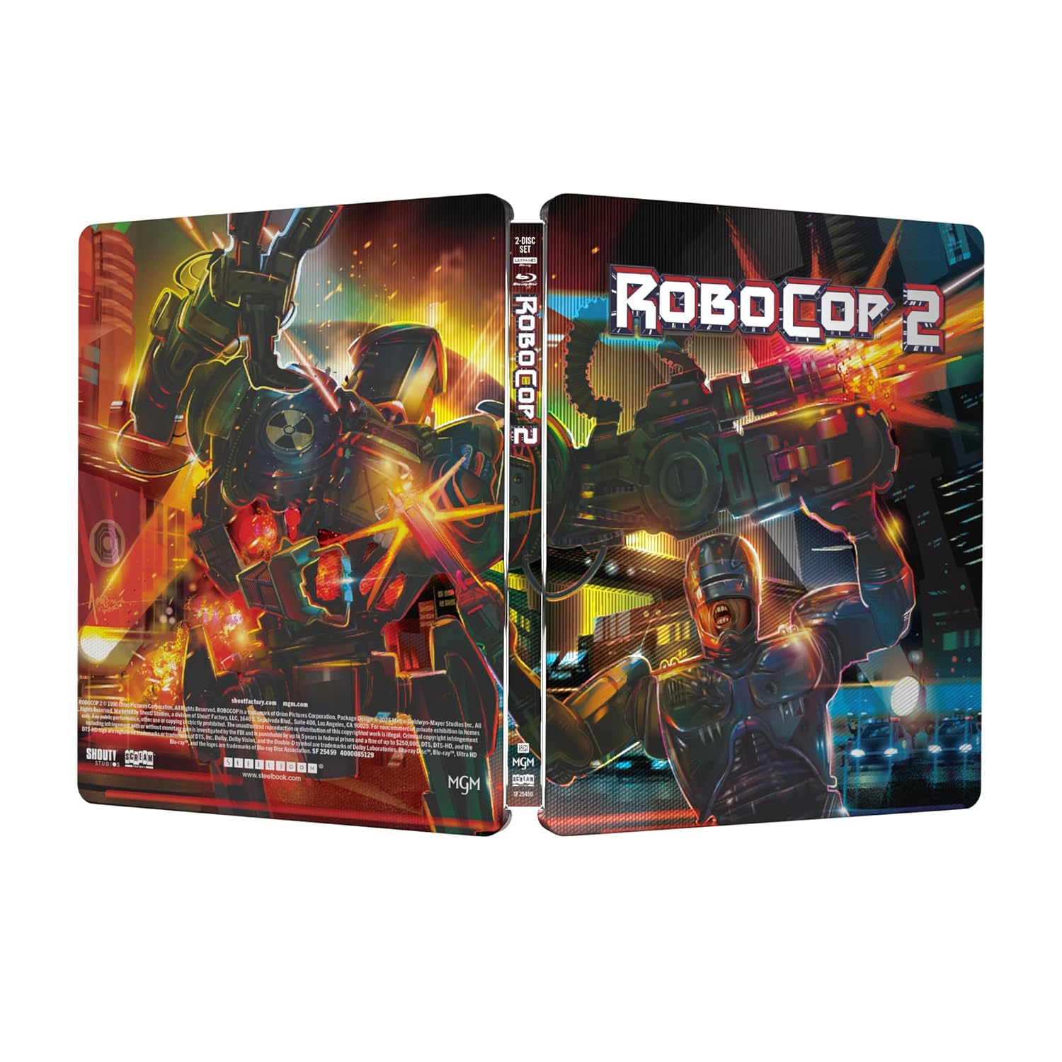 RoboCop 2 Steelbook (4k, Blu-ray)