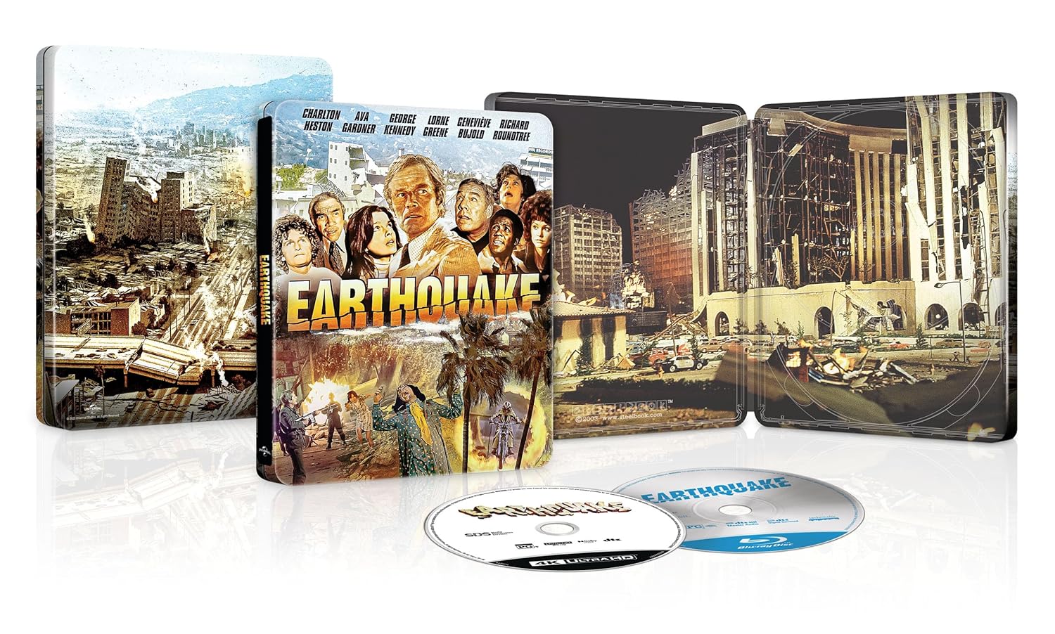 Earthquake Steelbook (4k, Blu-ray)