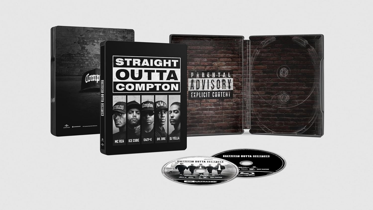 Straight Outta Compton Steelbook (4k, Blu-ray)